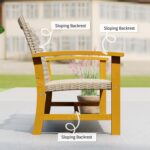Outsunny Wicker Outdoor Couch, 3-Seat Rattan Outdoor Patio Sofa, 1000 lbs. Capac... - Image 8