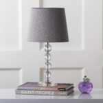 SAFAVIEH Lighting Collection Nola Modern Glam Stacked Crystal Ball/ Green Shade ... - Image 3