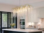 TOCHIC Modern Crystal Chandelier for Dining Room, Luxury Gold Chandeliers Lighti... - Image 4