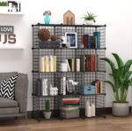 C&AHOME Wire Cube Storage, 12-Cube Storage Organizer Metal, C Grids Storage Bins... - Image 3