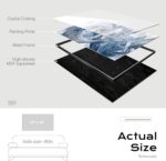 Large Wall Art for Living Room Bedroom Office Entryway, Gray White Modern Abstra... - Image 9