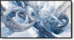 Large Wall Art for Living Room Bedroom Office Entryway, Gray White Modern Abstra... - Image 10