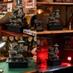 Indoor Tabletop Waterfall Fountain with Rock Pagoda & Lotus Leaf, Design for Hom... - Image 7