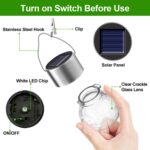Solar Outdoor Lights Decorative 12 Pack, Hanging Solar Garden Lights Waterproof,... - Image 7
