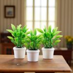 2Pcs Green Miniature Plants Dollhouse Decoration Accessories, Mini Potted Plant ... - Image 5