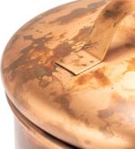 Creative Co-Op 4-Piece Oxidized Stainless Steel Canister Set, Copper-Finished - Image 5