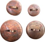 Creative Co-Op 4-Piece Oxidized Stainless Steel Canister Set, Copper-Finished - Image 9
