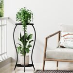 Plant Stand Indoor, 2 Tier Round Tall Plant Stand, Flower Pot Stand, Plant Shelf... - Image 6