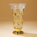 Hand Painted Gold Vase 11 inch Tall for Centerpieces,Kitchen,Office, Living Room... - Image 5