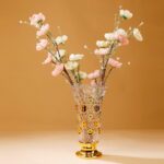 Hand Painted Gold Vase 11 inch Tall for Centerpieces,Kitchen,Office, Living Room... - Image 6