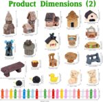 73 Pcs Fairy Garden Accessories Kit - Miniature Garden Accessories with Resin Fi... - Image 5