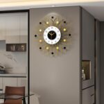 Large Luxury Wall Clcok for Living Room Decor 24 Inch Big Gold Starburst Decorat... - Image 4