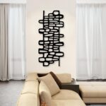 Cadeali Abstract Geometric Metal Wall Art, Modern Circles Metal Decor, Minimalis... - Image 6