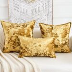 Premium Series, Crushed Velvet Throw Pillow Covers, Luxury Thick Cushion Cases f... - Image 5