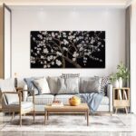 Large Canvas Wall Art Decor Oversized Black and White Wall Art For Living Room T... - Image 3