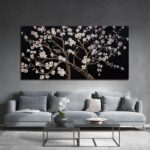 Large Canvas Wall Art Decor Oversized Black and White Wall Art For Living Room T... - Image 7