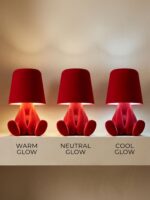 Bedside Touch Control Table Lamp, Golden Decor Thinker Statue LED Table Lamp wit... - Image 4