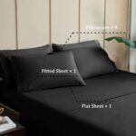 SONORO KATE Bed Sheet Set Super Soft Microfiber 1700 Thread Count Luxury Egyptia... - Image 3