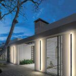 Outdoor Waterproof Long Background Wall Lamp, Modern LED Exterior Sconce, Simple... - Image 3