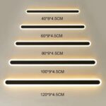 Outdoor Waterproof Long Background Wall Lamp, Modern LED Exterior Sconce, Simple... - Image 4