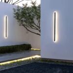 Outdoor Waterproof Long Background Wall Lamp, Modern LED Exterior Sconce, Simple... - Image 6