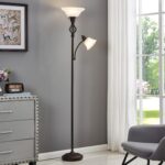 GyroVu Torchiere Floor Lamp for Living Room, LED Standing Reading Light for Bedr... - Image 5