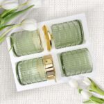 DASITON Bathroom Accessories Set,4Pcs Glass Bathroom Counter Set with Foaming So... - Image 5