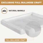 Koville African Natural Marble Tray, 12"x7" Coffee Table Vanity/Decorative Tray ... - Image 3