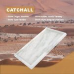 Koville African Natural Marble Tray, 12"x7" Coffee Table Vanity/Decorative Tray ... - Image 4
