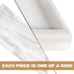 Koville African Natural Marble Tray, 12"x7" Coffee Table Vanity/Decorative Tray ... - Image 5