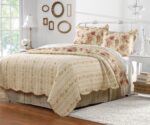 Greenland Home Antique Rose 100% Cotton Heirloom-Quality Quilt Set, 5-Piece King... - Image 3
