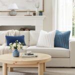 MIULEE Faux Fur Decorative Throw Pillow Covers 20x20 Inch Set of 2, Coastal Mode... - Image 3