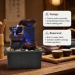 Father'sDen Collection Tabletop Water Fountain-Water Fall Fountains-Indoor Deskt... - Image 4