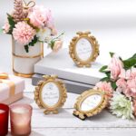 Vicenpal 20 Pieces Mini Gold Picture Frames 3.2 x 4 Inch Vintage Small Antique R... - Image 8