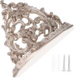 DOITOOL European Style Hollow Carving Ornate Wall Shelf 8.07X7.48X8.11In Resin F... - Image 7