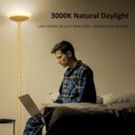 BoostArea Torchiere Floor Lamp, 24W Super Bright LED Standing Lamp, 3000K Steple... - Image 8