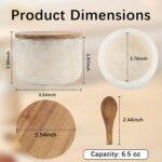 Salt and Pepper Spice Cellar, Marble Container for Coffee, Sugar, Spices and Can... - Image 4