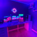 Lumoonosity Planet Neon Sign - USB Powered Saturn LED Light with On/Off Switch, ... - Image 5