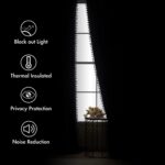 MIULEE Dry Rose Pink Pom Pom Velvet Curtains for Bedroom/Living Room Darkening T... - Image 6