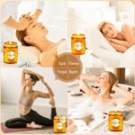 6 Pack Amber Glass Scented Candles for Home Scented, 5.5 Oz Soy Wax Candles, Lav... - Image 6