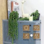 Fake Hanging Plants, 2pcs Artificial Hanging Plants in pots, Fake Plants Artific... - Image 5