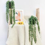 Fake Hanging Plants, 2pcs Artificial Hanging Plants in pots, Fake Plants Artific... - Image 7