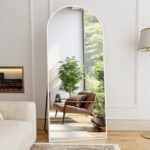 Floor Length Mirror, 76"x34" Arch Full Length Mirror Hanging or Leaning, Body Mi... - Image 3