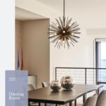 23.6" 9-Light Black Sputnik Chandelier Modern Industrial Adjustable Firework Glo... - Image 4