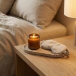 Beige Travertine Vanity Tray | Natural Stone Bathroom Organizer | Perfume & Jewe... - Image 6