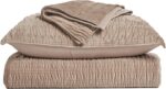 EVERGRACE Quilt King Size, Luxury Bedding Set, Ultra Soft Ruched Quilt Sets, Lig... - Image 9