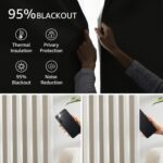Treatmentex Natural Beige Pinch Pleated Blackout Curtains for Living Room, 95% L... - Image 5