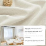 Treatmentex Natural Beige Pinch Pleated Blackout Curtains for Living Room, 95% L... - Image 7