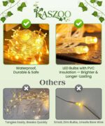 KASZOO 84Ft 12 Pack Artificial Ivy Garland Fake Plants, Vine Hanging Garland wit... - Image 4