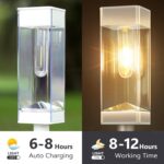 Solar Pathway Lights 8 Pack Solar Outdoor Lights with LED Tungsten Filament Bulb... - Image 5